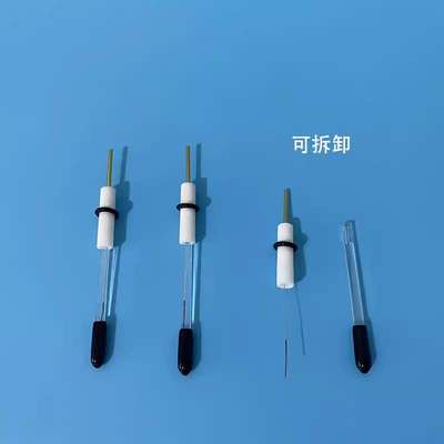 北京精科 微型可拆装R0302银-氯化银参比电极 Ag/Agcl 直径3.8mm