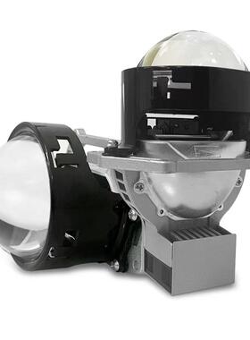 汽车65WLED大灯3寸双光透镜 大功率高清双光透镜通用远近光