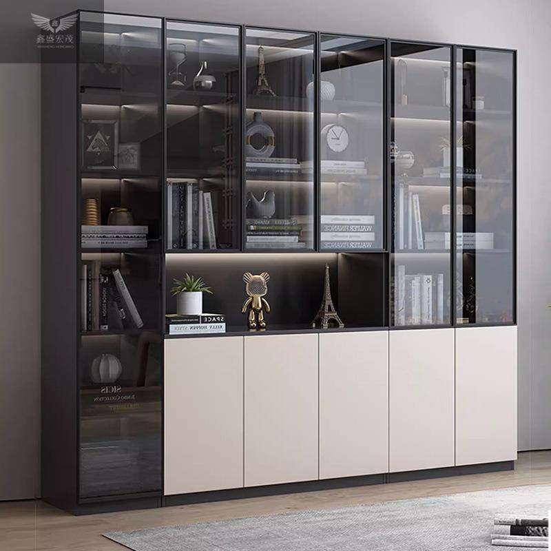 家用客厅储物柜轻奢实木书柜玻璃门组合展示柜一体整墙防尘收纳柜,电子元器件市场,其它元器件,淘宝优惠券,粉丝福利购,淘宝优惠卷