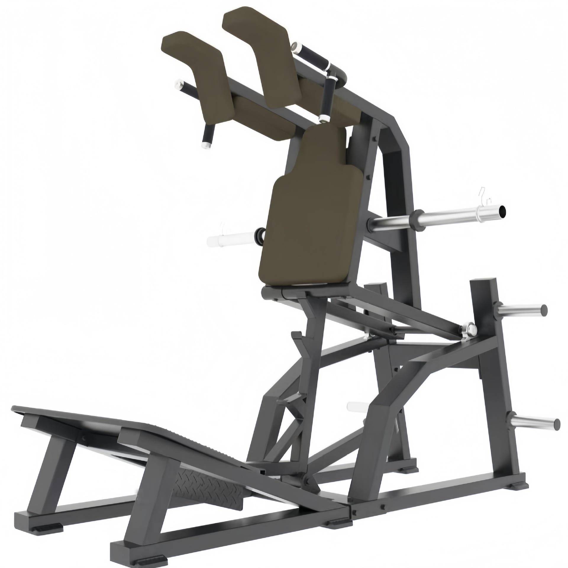 FB8037哈克深蹲机健身房站式深蹲提踵训练商用综合力量训练器