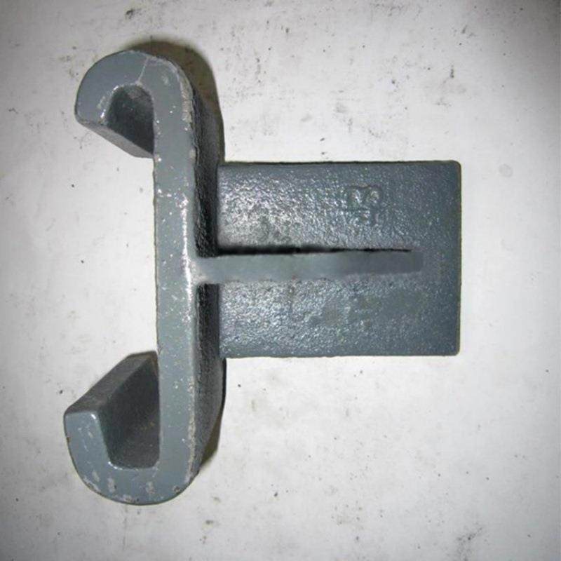 铁路专用防爬器 铸铁钢轨压板防爬器铁路工矿配件