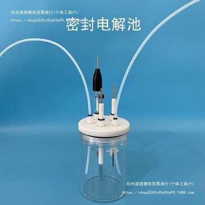 C001五口 密封电解池三电极体系电解池/微型密封槽电解反应器