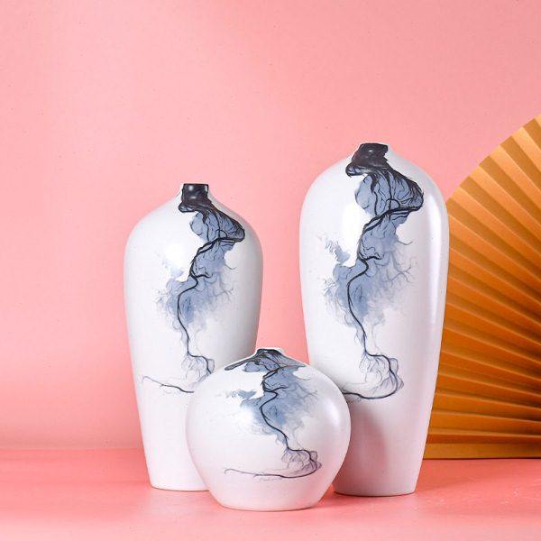 新中式创意陶瓷花瓶客厅书房博古架酒柜中式工艺品家居摆件装饰品,家居饰品,花瓶,淘宝优惠券,粉丝福利购,淘宝优惠卷
