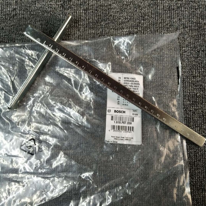 博世GDM13-34云石机r切割机斜角规导尺导轨靠山卡尺  长290宽15厚