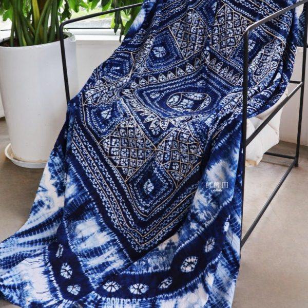 大理纯手工扎染/桌布裱框墙画墙面布茶桌布沙发垫室外草坪垫等,特色手工艺,白族扎染,淘宝优惠券,粉丝福利购,淘宝优惠卷