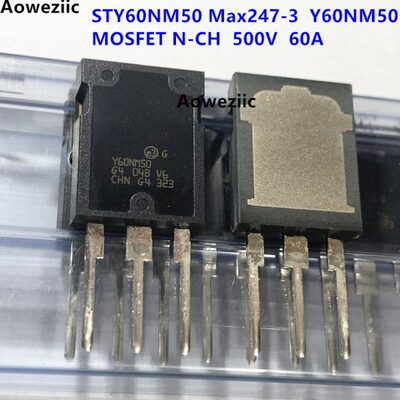 STY60NM50 Max247-3 Y60NM50 500V 60A N沟道 场效应管 全新原装