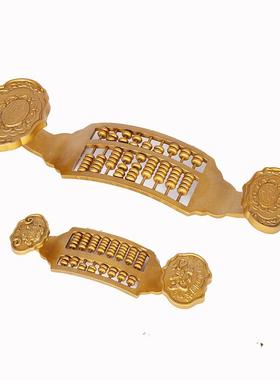 直供仿古如意算盘 铜算盘 算盘摆件 文方四宝 工艺品