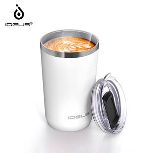 IDEUS 600ml汽车杯保冷304不锈钢保温杯户外冰霸杯 车载便携20oz