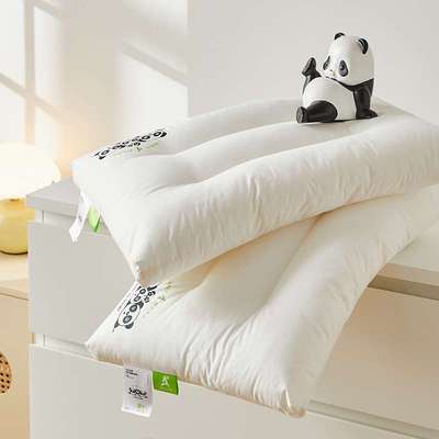 全棉枕头护颈椎助睡眠家用一对装超软儿童枕芯6岁以上学生低整头