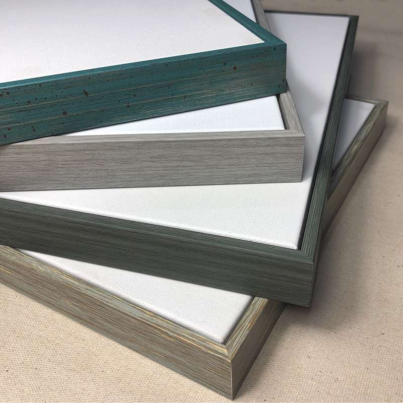 免装裱油画框石英砂丙烯肌理画框外框带内框空白画布装饰画定 制