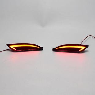 索纳塔八代后雾灯刹车灯行车警示 LED灯 现代索八后杠灯 专用改装