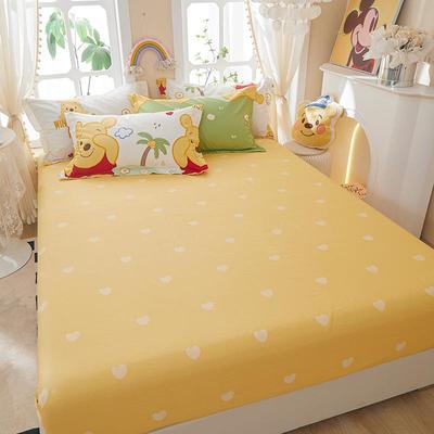 小清新风纯棉床笠单件150x200cm全棉床罩180x200席梦思床垫保护套