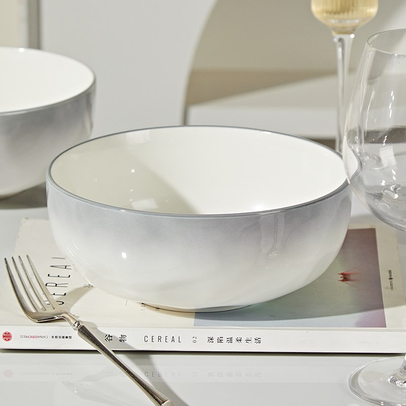 高级感汤碗大号家用2025新款大C碗汤面碗吃面条碗泡面碗8英寸汤盆