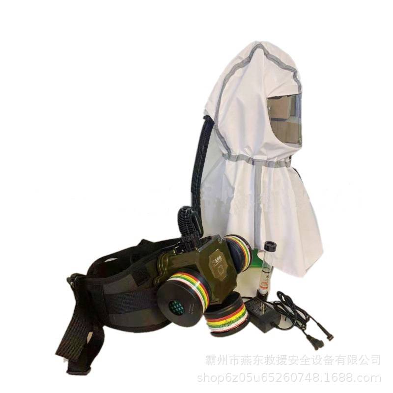 PAPR型头罩式空气净化呼吸器正压式电动送风呼吸器软管强制送风机