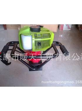 厂家直供方架二冲52CC汽油机地钻种植机打洞机