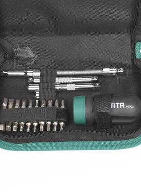 世达工具 25件短柄棘轮螺丝批组套 09342