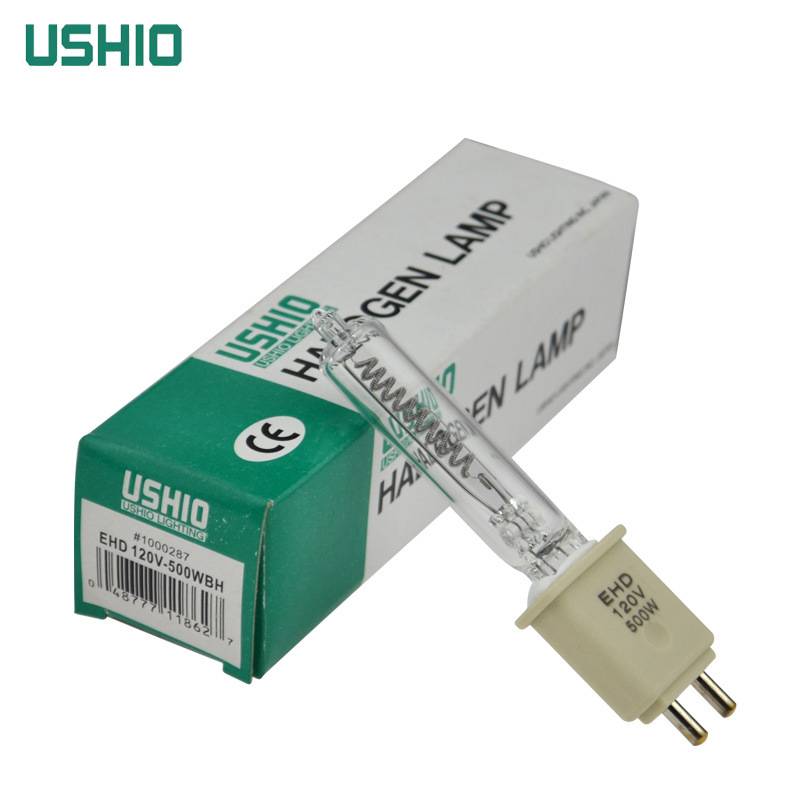 优秀USHIO EHD 120V-500WBH光学仪器灯泡 牛尾卤钨灯120V 500WBH