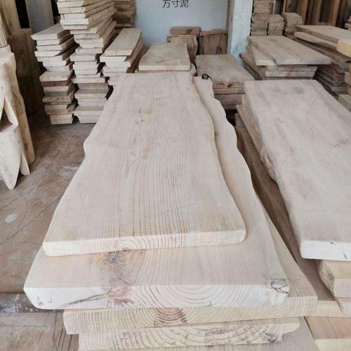 原木整板自然边大板桌茶桌实木大板餐桌办公桌大班台桌厂跨境