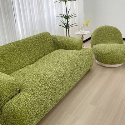 圆形异形沙发套罩不规则沙发盖布弹力沙发垫卍能坐垫套弧形沙发罩