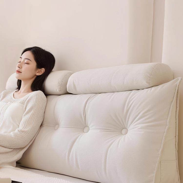 纯色床头靠垫沙发榻榻米床上软包靠背可拆洗防撞靠枕软垫,居家布艺,抱枕被,淘宝优惠券,粉丝福利购,淘宝优惠卷