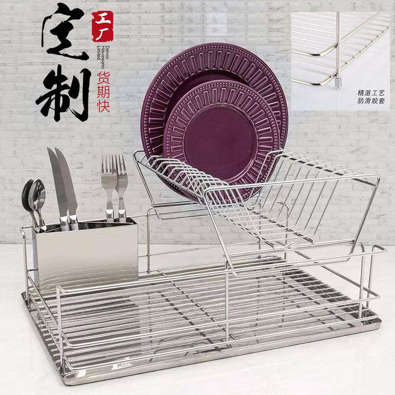 不锈钢厨房置物架碗筷收纳滤水架可拆卸式双层放碗碟架沥水架厂家,厨房/烹饪用具,碗架,淘宝优惠券,粉丝福利购,淘宝优惠卷