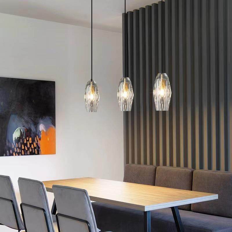 简约轻奢吊灯后现代客厅餐厅吧台装饰水晶小吊灯卧室床头吊线灯,家装灯饰光源,智能吊灯,淘宝优惠券,粉丝福利购,淘宝优惠卷