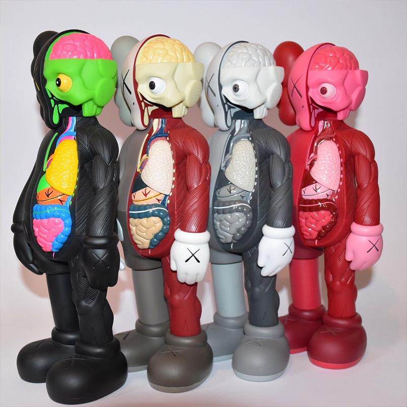 潮流kaws芝麻街玻璃钢户外商场网红店铺装饰卡通模型雕塑大型摆件