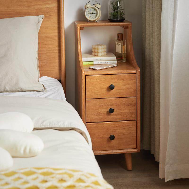 4实木床头柜简约现代智能迷你小型床边柜超窄30公分墙边夹缝置物,玩具/童车/益智/积木/模型,其它,淘宝优惠券,粉丝福利购,淘宝优惠卷
