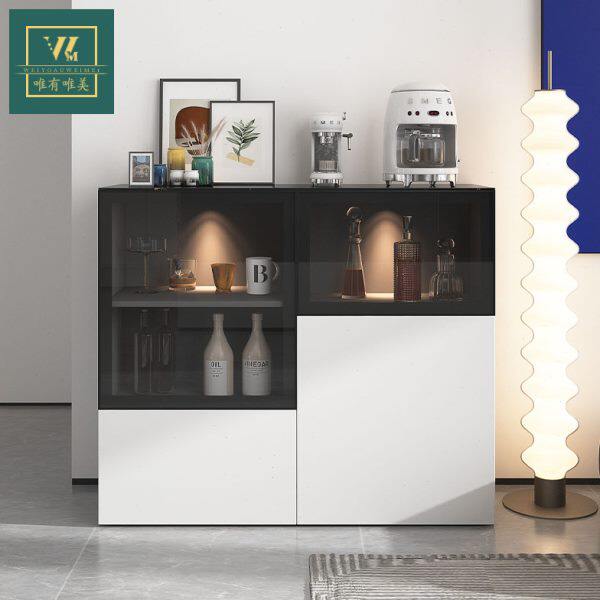 厨房餐边柜简约实木酒柜客厅靠墙收纳储物柜电视柜沙发边柜可定制