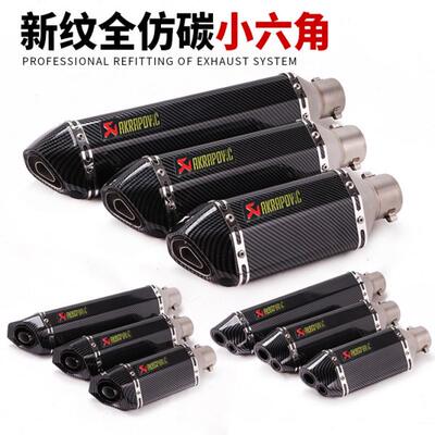 黄龙600小忍者250永源350R3R25GSX250摩托机车改装后段尾喉排气管