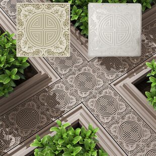 正方形仿古地砖模板塑料模型水泥预制室外铺路石菜园踏步石庭院
