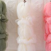 加大号浴花球高档不散长条超柔软男女搓澡两用洗澡巾沐浴球起泡泡