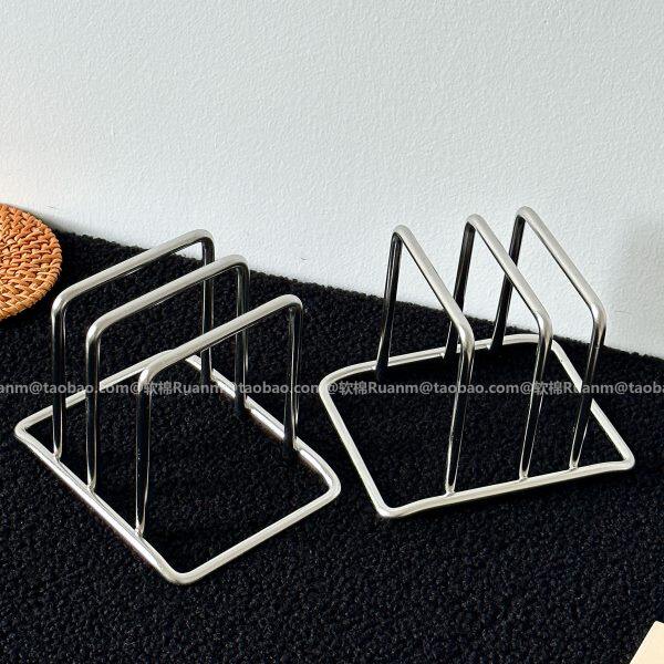 复古风304不锈钢多功能菜板架厨房台面置物架锅盖砧板案板收纳架