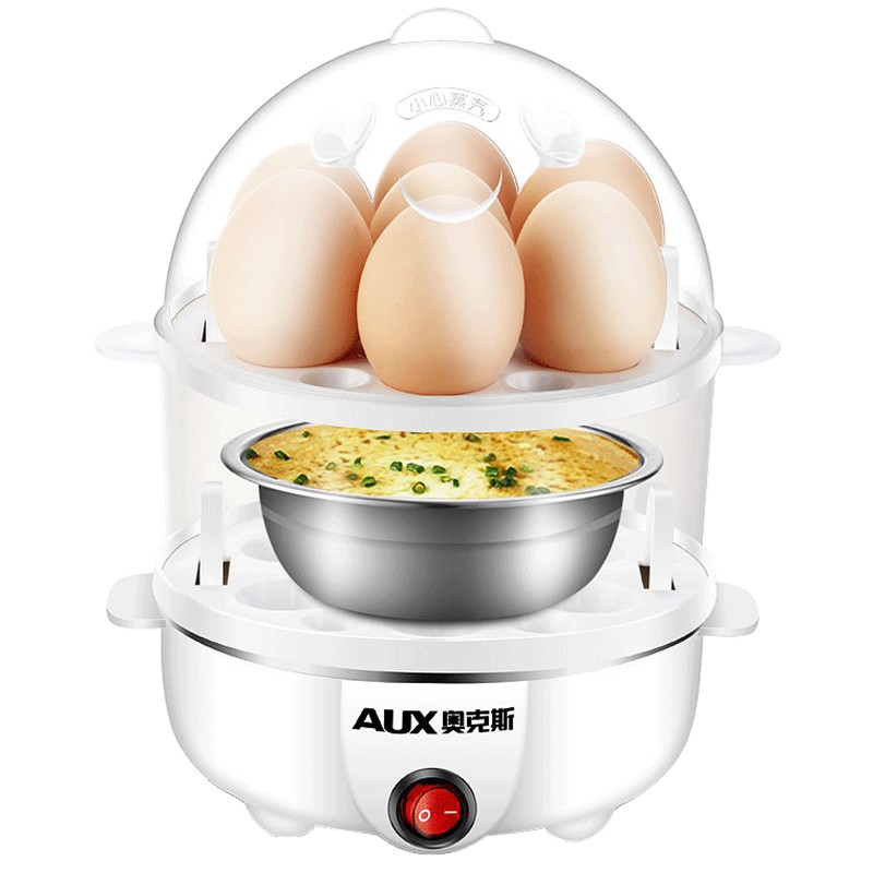 多功能蒸蛋器家用双层煮蛋机自动断电单层迷你小型蒸炖Z鸡蛋羹神