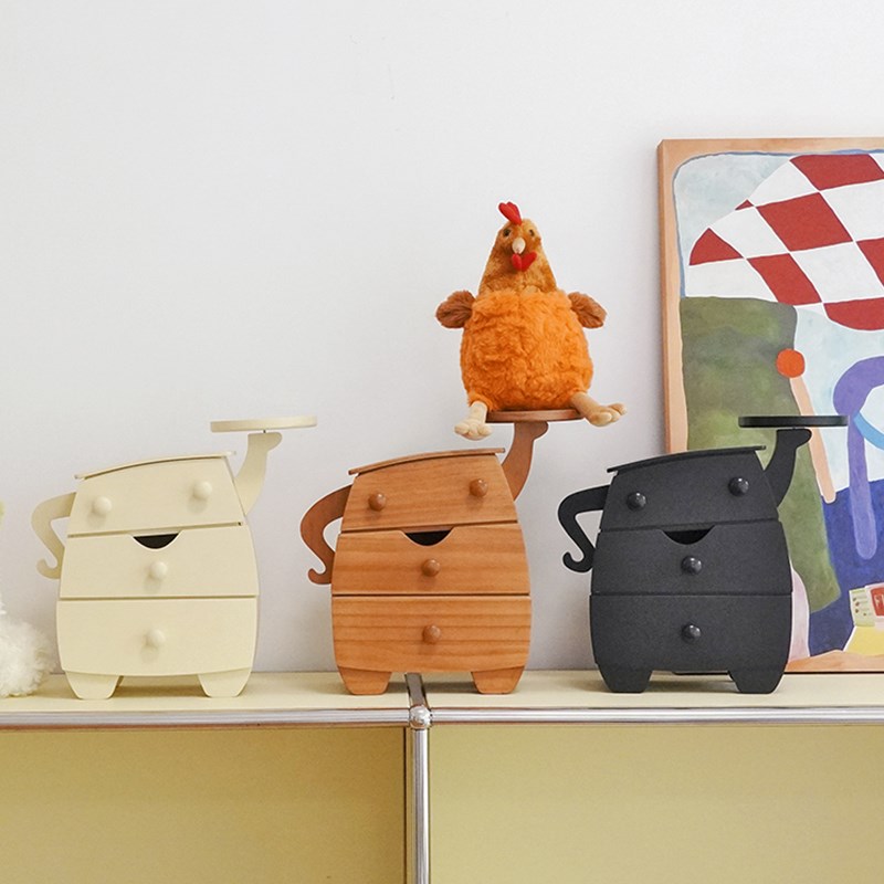 女生闺蜜生日礼物实用家居新婚新房新居乔迁桌面S摆件玄关收纳抽