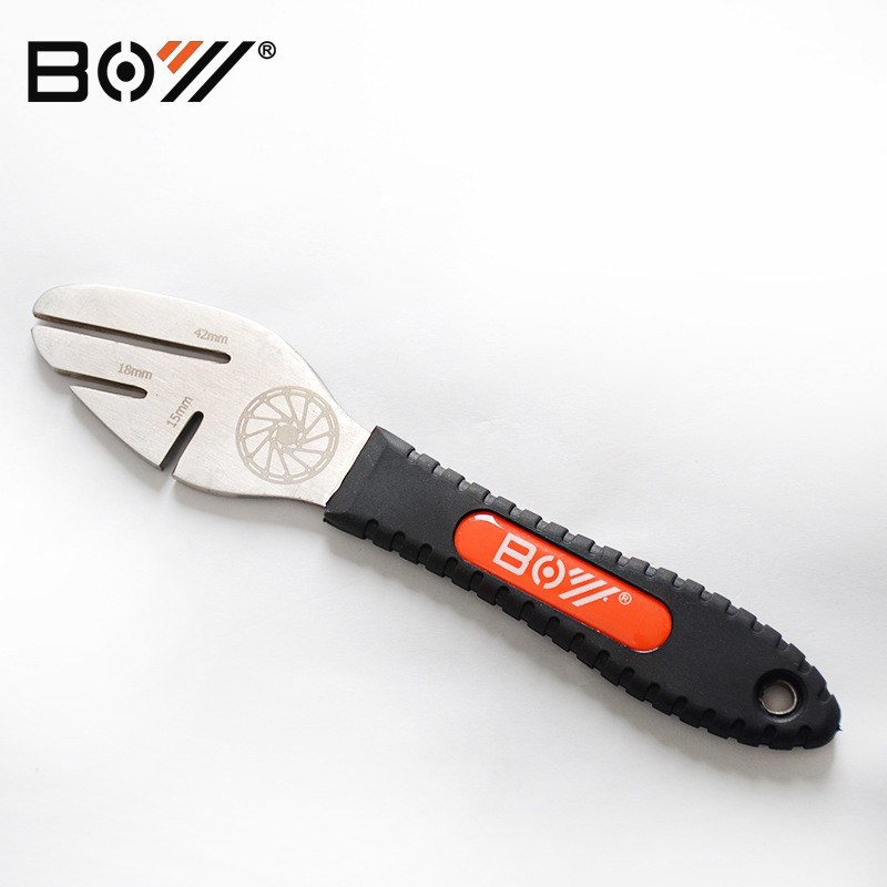 BOY自行车碟片校正扳s手碟刹盘刹车片维修调节工具蹭碟调整纠正