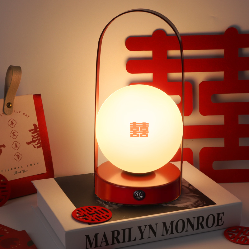 陪嫁长明灯结婚礼物送新人高级感实用一对台灯出嫁物品新婚床头灯