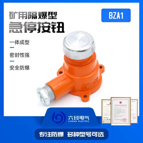 矿用隔爆型急停按钮BZA1-5/36J(A)煤矿井下掘进机配套使用按钮