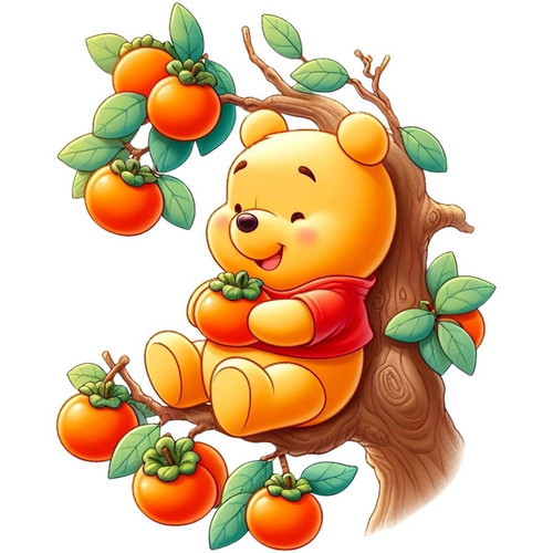 可爱小熊维尼贴纸防水冰箱自贴画