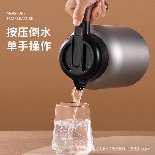 316不钢锈暖老白茶焖茶壶保温茶壶大容量83瓶尚明闷烧茶壶泡热水