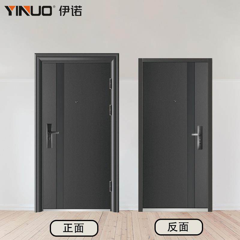 224质防盗门7单公分户门入出租房公寓钢门仓库双开大门办公室进户