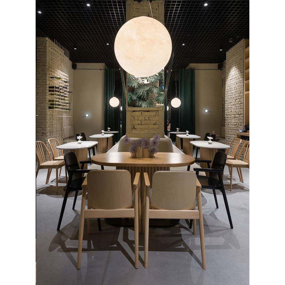 球吊铺商用创意艺术橱窗餐店厅圆球星球灯网红服装吧台灯389装饰