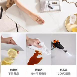 餐饮商用餐桌食堂餐食椅2025新款 堂塑料凳子岩长方形板餐椅桌6