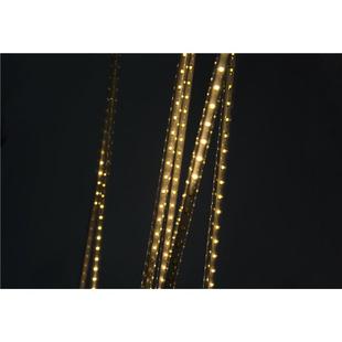 流星灯暖光防水10条50分 迷你灯管l220V流星ed雨流星灯跑公马灯