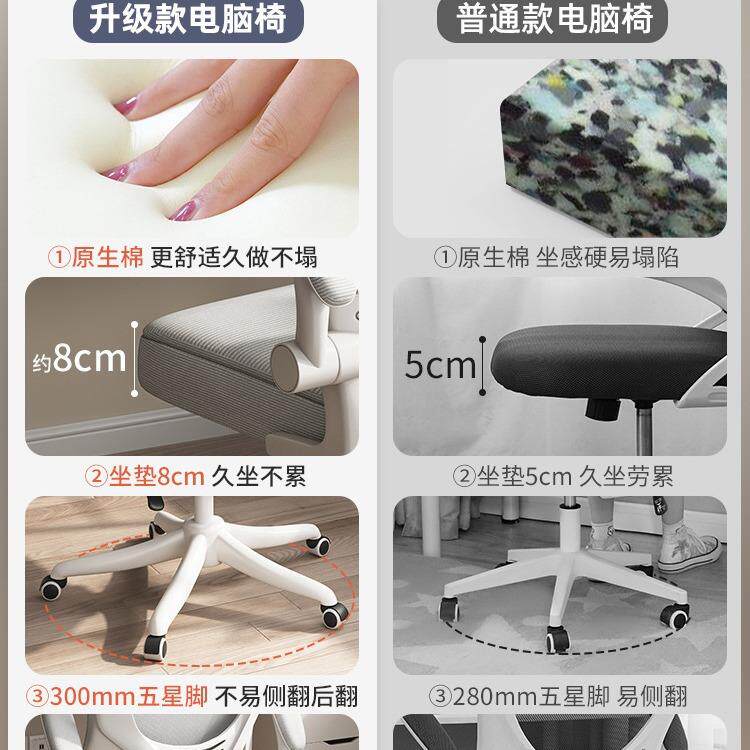 电椅家用舒适久坐背宿舍办公座椅人体脑工学靠椅FGV电竞椅男学椅