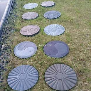 石板踏步花园草坪垫脚园汀步天然庭地院青砖户671外防林滑脚踏铺