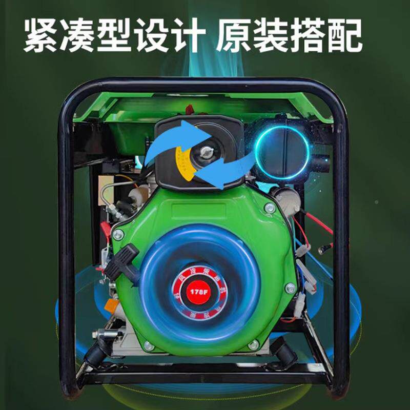 1KW汽发电油机23UUJ10V/400V三相电启动商用汽V油发电机组