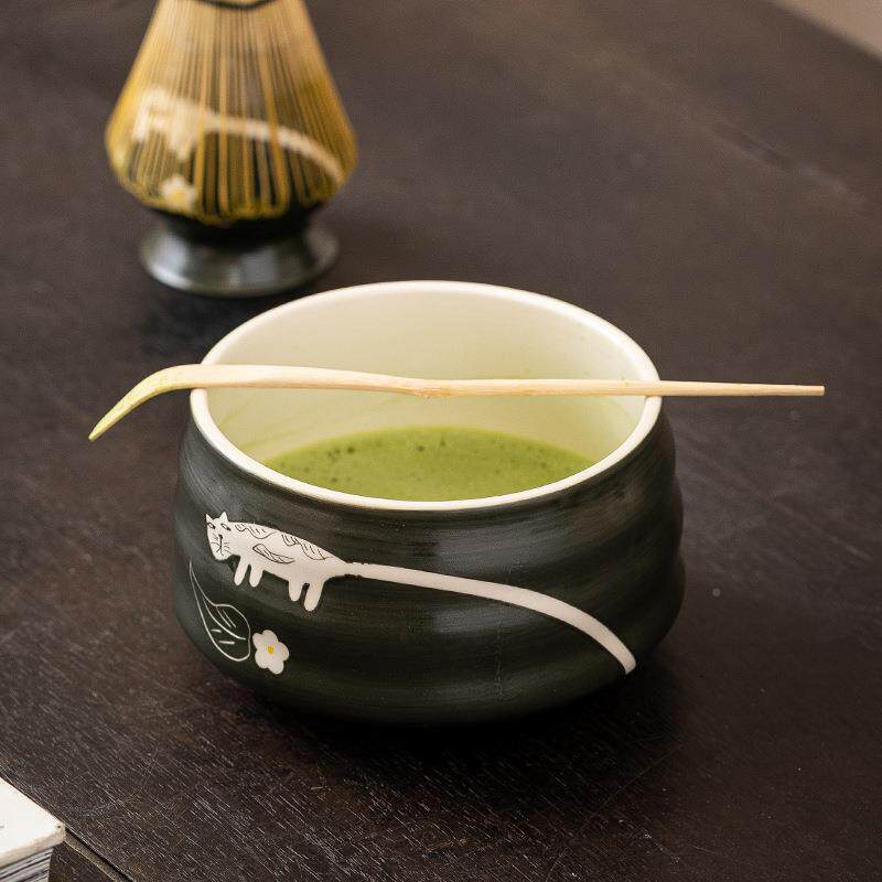 跨境代抹装手绘抹茶刷百本立茶筅套立组合宋点茶抹.茶茶打茶器工