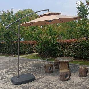 户外遮阳伞庭900室折叠活动太阳伞单院双顶外无边蕉香伞厂家现货