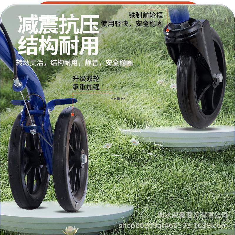 老年轮手推车出遛弯买菜车可坐步可折叠轻外便助车带脚踏小代LY-0